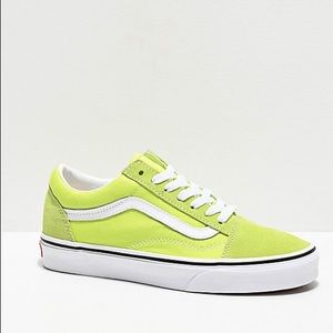 Like new Lime green vans